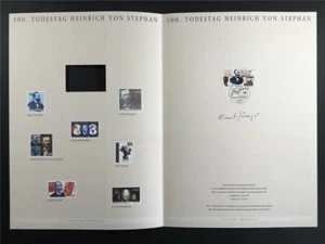 EDICIÓN ALEMANA POST ART 1997/12 1912 HEINRICH VON STEPHAN UPU - Imagen 1 de 5