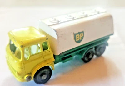 Camión cisterna vintage 1964 Lesney Matchbox #25 gasolina BP hecho en Inglaterra Foto 1 de 4