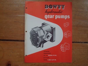 Folleto de bombas de engranajes hidráulicos Dowty. Presiones de trabajo hasta 2000 PSI - Imagen 1 de 3