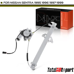 Power Window Regulator With Motor Front Driver Left for Nissan Sentra 1995-1999 - Picture 1 of 8