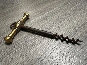 Tire bouchon ancien - Bronze et acier - Foto 1 di 2