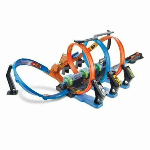 Hot Wheels FTB65 Corkscrew Crash Track Set