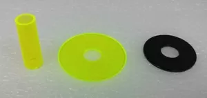 Japan Sanwa Clear Yellow Tube Set for Joystick JLF-CD-CY Video Game Arcade Parts - Picture 1 of 3