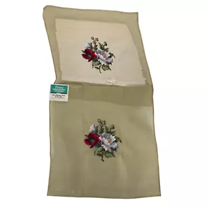 Tapestry Needlepoint Chair Seat Covers Completed Floral Canvas Dexters 3502994 - Picture 1 of 11