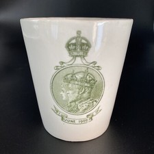 ROYAL DOULTON BEAKER "THE KING'S CORONATION DINNER" KING EDWARD VII JUNE 1902