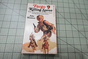 FARGO KILLING SPREE VON JOHN BENTEEN VINTAGE BELMONT BKS ACTION WESTERN SERIE - Bild 1 von 4