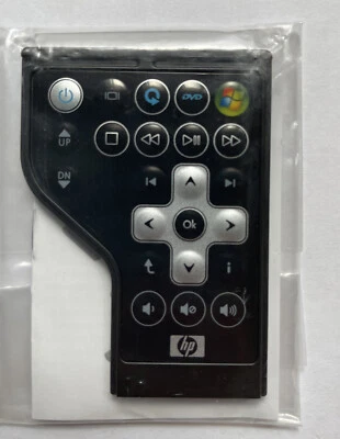 HP Media Center Remote Control p/n 396975-002 with Battery and Manual - Image 1 of 2