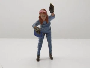 Figura Retro Mujer Mecánico 2 Rosa Diadema para 1:24 Modelos American Diorama - Imagen 1 de 4