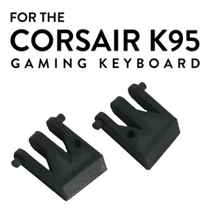 Corsair K95 Platine Pieds de Clavier, 2-PACK Clavier de Remplacement Pied Inclinable - Photo 1/2