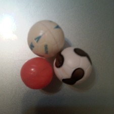 Lotto 3 palloni Subbuteo