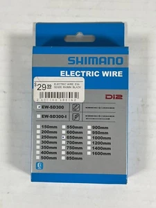 Shimano EW-SD300 Di2 eTube Draht - für externe Verlegung, 650 mm, schwarz NEU OEM - Bild 1 von 2