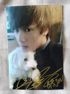 JIN HandSigned Autographed Photo K-POP Collection 4*6 inches 4222 - Picture 1 of 1