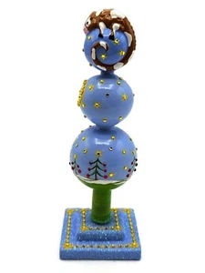 Patricia Breen miniatura camaleonte finale la mucca salta sopra il fienile albero topper - Foto 1 di 10