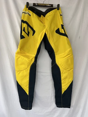 Answer Racing ANSR Syncron Motocross Pants Yellow/Black Men's 34 *CLOSEOUT* Foto 1 de 4