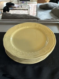 Set Of 5 Green Chateau Blanc Dinner Plates - Picture 1 of 11
