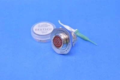 Amphenol Mil-Spec Circular Connector 37P Male Jam Nut Solder 5A D38999/24FD35PN - Image 1 of 4