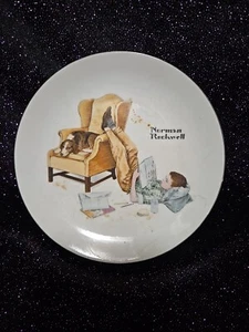 EL ESTUDIANTE - PLACA EDICIÓN COLECCIONISTA NORMAN ROCKWELL SERIE LIMITADA 6.5" JAPÓN - Imagen 1 de 2