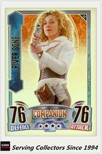 2012 Topps Doctor Who Alien Attax Collectors Card Rainbow Foil#13 River Song