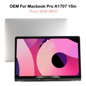 OEM For Macbook Pro A1707 15in LCD Screen Display Assembly Replacement Sliver - Picture 1 of 7