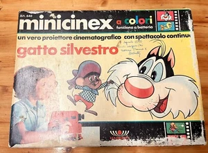 Minicinex Proiettore Harbert Gatto Silvestro Gioco Vintage Non Funzionante - Foto 1 di 3