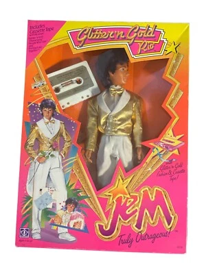 Muñeca Jem Glitter Gold Rio 12 1/2 con cinta de casete nueva en caja Foto 1 de 4