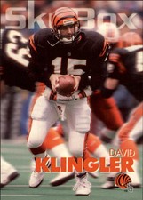 1993 SkyBox Impact Football Card #45 David Klingler