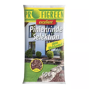 Pinienrinde 60 L 15-25 mm Dekorrinde Rindenmulch Dekorinde Dekomulch - Bild 1 von 1