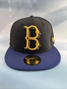 Brooklyn Dodgers 5950 MLB 59FIFTY Sombrero Ajustado New Era 50 Aniversario 7 3/4 - Imagen 1 de 3