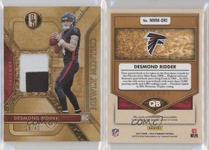 2022 Gold Standard Newly Minted Memorabilia Prime /49 Desmond Ridder Rookie RC