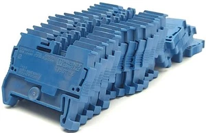 Lot of 18 Phoenix Contact STS 2.5 BU 3031225 Terminal Blocks, 24A, 800V, 1-Pole - Picture 1 of 4