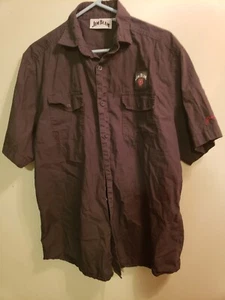 Jim Beam Front Pocket Button Up Cotton SS Casual Shirt Size 2Xl - Picture 1 of 3