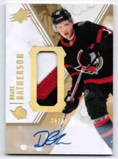21/22 2021 UPPER DECK SPX DRAKE BATHERSON #49 BASE PATCH AUTOGRAPH AUTO /49 SENS
