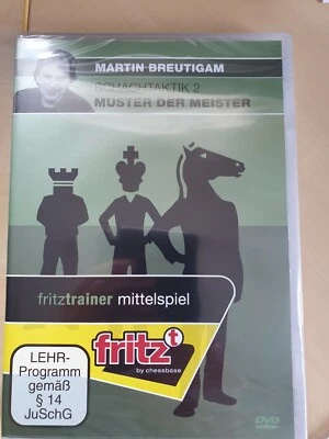 Fritztrainer – Mittelspiel – Schachtaktik 2 – Muster der Meister **Neu und OVP * - Bild 1 von 2