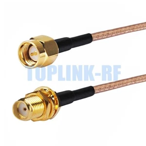 SMA Male Plug to SMA Female Jack RF Connector Pigtail Jumper Coax Cable RG316 - Bild 1 von 4