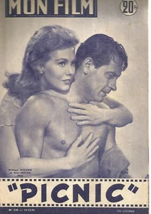 MON FILM N°538 - "PICNIC" - WILLIAM HOLDEN & KIM NOVAK - Imagen 1 de 1
