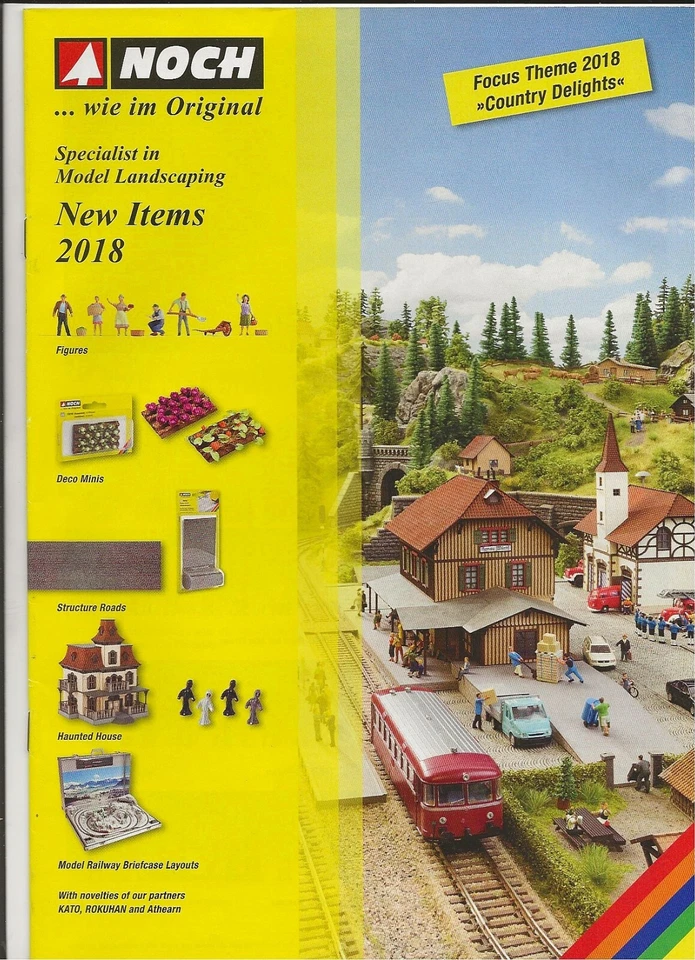 Noch Figurines catalogue Figuren program 2018 48 pages Kato Athearn included EN - Image 1 of 1