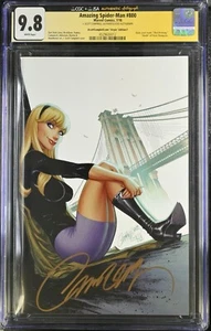 AMAZING SPIDER-MAN #800 Campbell Virgin Cover F CGC 9.8 signiert J SCOTT CAMPBELL - Bild 1 von 2