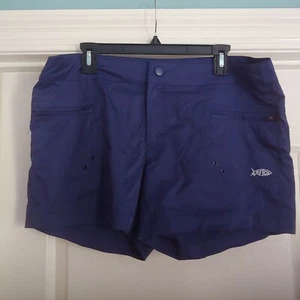 AFTCO Womens Fishing Hiking Pockets Camping Shorts 4" Sz 12 - Picture 1 of 8