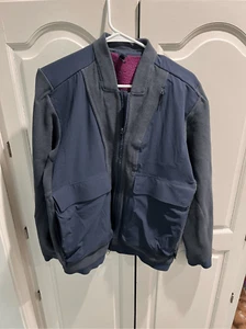 Lululemon Lab Siffra Hybrid Bomber Jacket Men’s Large Merino Wool Fleece Blend - Picture 1 of 9