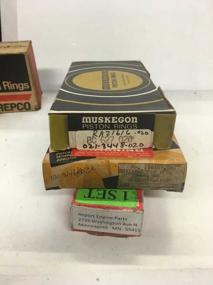 FITS OPEL GT/KADETT 1078cc 75mm OHV 1964-1971 PISTON RING SET 021-3448-020 - Image 1 of 1