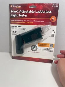SIMPLE LIVING 750001 TESTER "LUCI ACCESE" SENZA SCALA LED INDICATORE DI POTENZA SPEDIZIONE GRATUITA - Foto 1 di 2