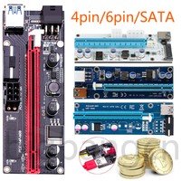 Pcie Express PCI-E 1x To 16x Extender Riser Card Adapter USB3.0 BTC Lot Cable BI