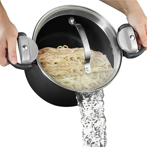 Gotham Steel 5 Quart Suppentopf Mehrzweck Nudeltopf mit Siebdeckel & Drehung - Bild 1 von 12