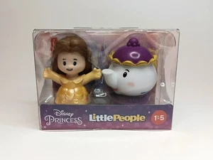 Little People Fisher-Price Disney Princess Belle & Mrs Potts Set Box NEW - Picture 1 of 5