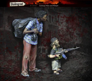 White Model Gk 1:35 Resin Soldier Science Fiction 2 Person Number 1903g New - Picture 1 of 1