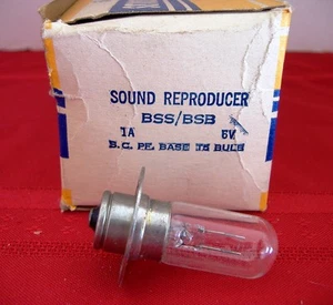 NEW - Lampadina lampada riproduzione suono General Electric tipo BSS/BSB 1A 6V - NUOVA - Foto 1 di 1