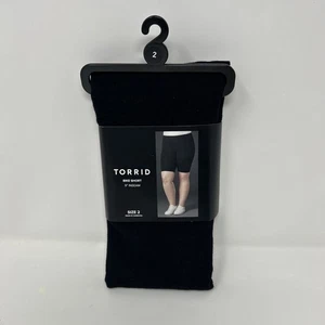 Pantaloncini bici donna neri TORRID taglia 2 - Foto 1 di 4