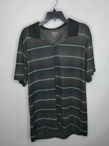 Camisa Polo Xpbx Pro Para Hombre Talla Mediana Manga Corta Rayas Gris  - Imagen 1 de 3