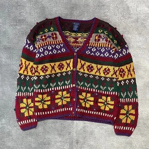 Vintage Bearwear Retro Strickjacke Pullover - Bild 1 von 7