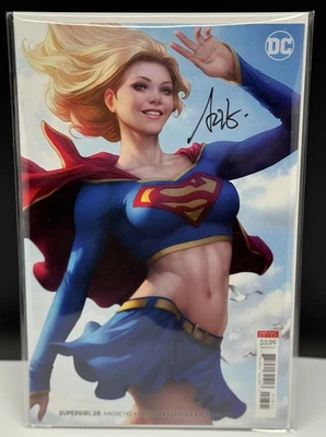 Supergirl #28 Sign By Stanley 'Artgerm' Lau  Variant - Signed Comic W/COA - Image 1 of 4